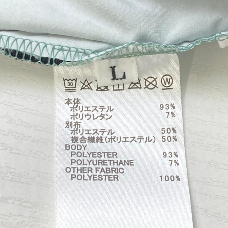 TRAVIS MATHEW トラビスマシュー  長袖 ジップジャケット 総柄 グリーン系 L ゴルフウェア メンズ_6