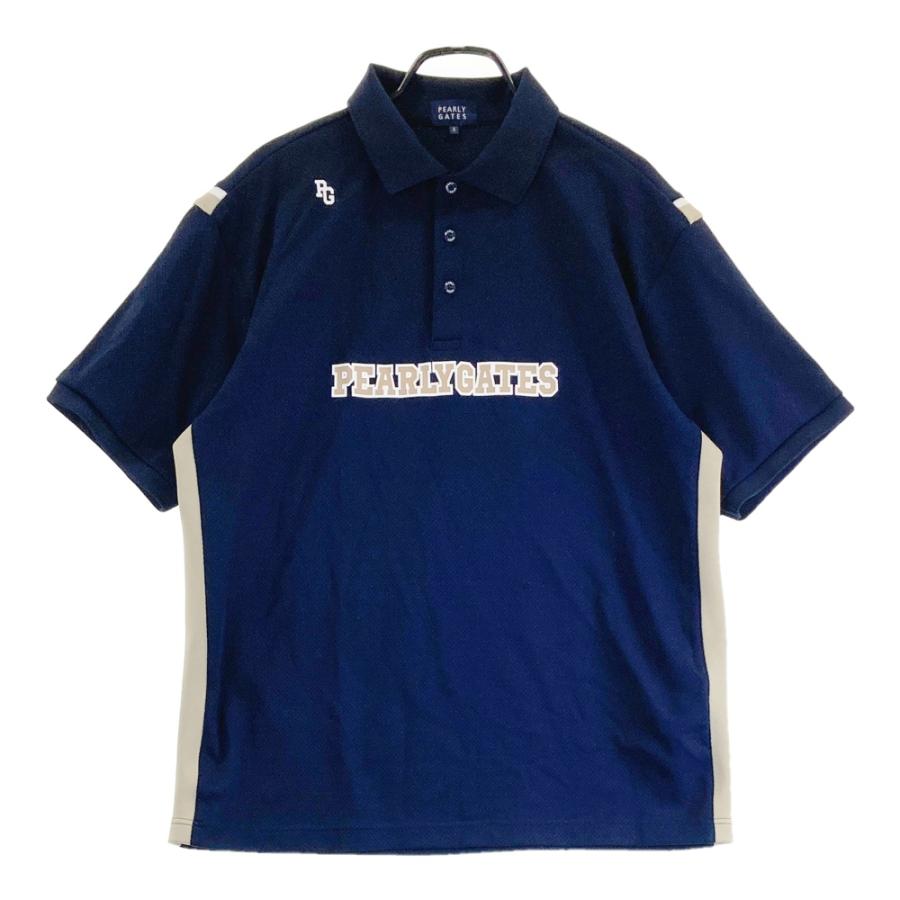PEARLY GATES パーリーゲイツ 2024年モデル 半袖ポロシャツ ネイビー系