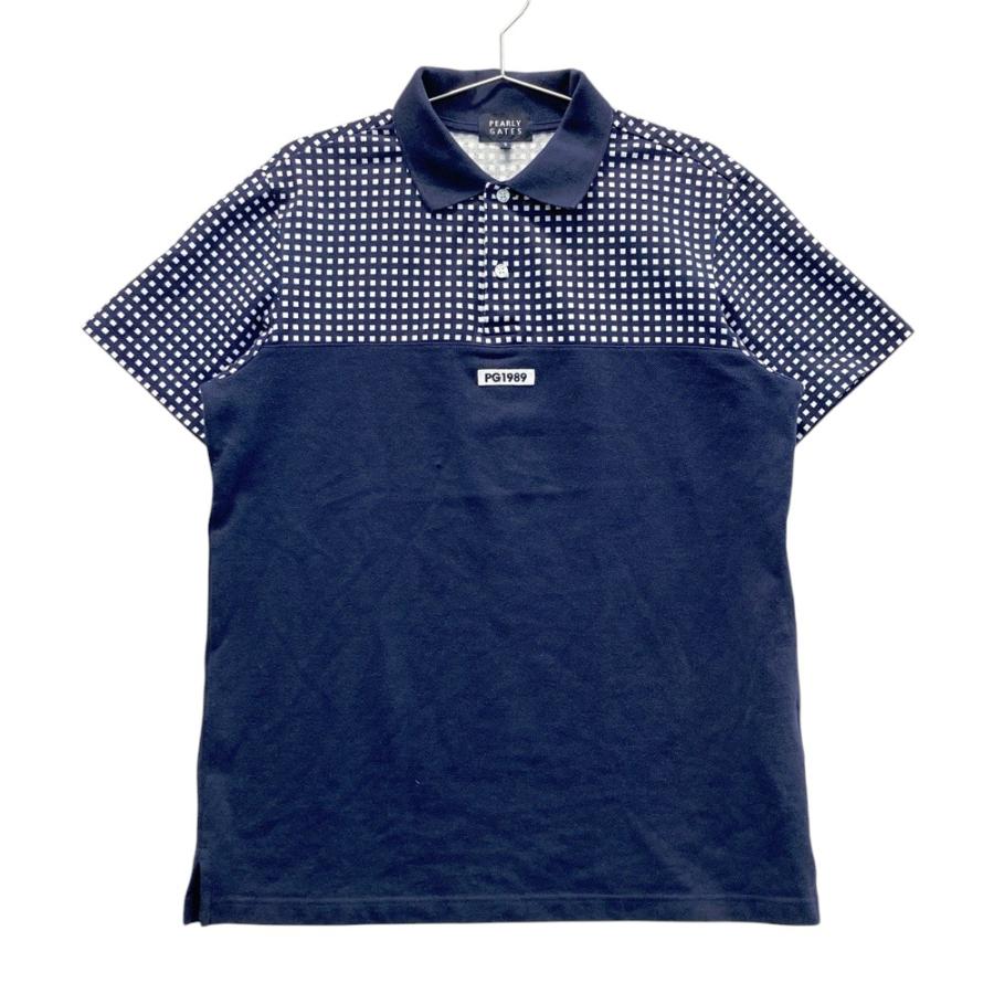 パーリーゲイツ ポロシャツ 5 メンズ PEARLYGATES チェック柄 PEARLY