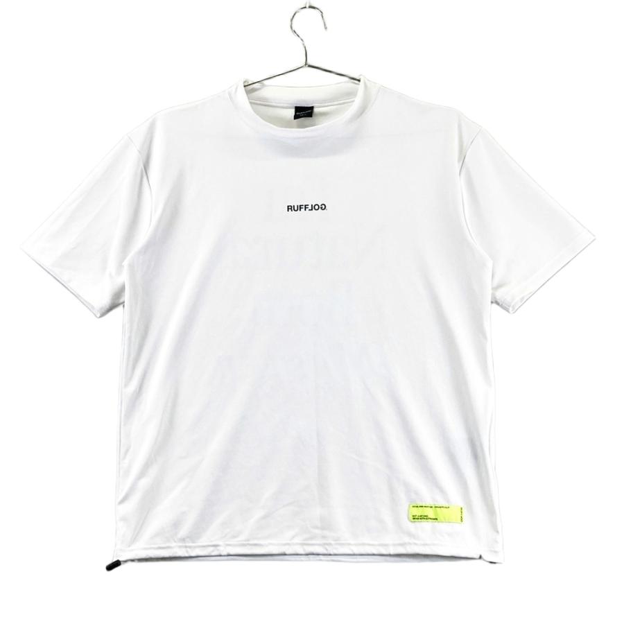 RUFFLOG ラフロッグ ハイネック半袖Tシャツ ホワイト系 XL ゴルフ
