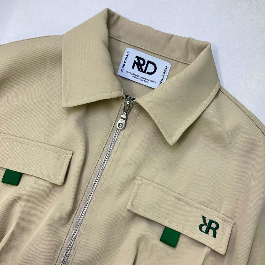 RUFFLOG ラフロッグ ×RIENDA GOLF 2025年モデル 半袖 ジップワンピース