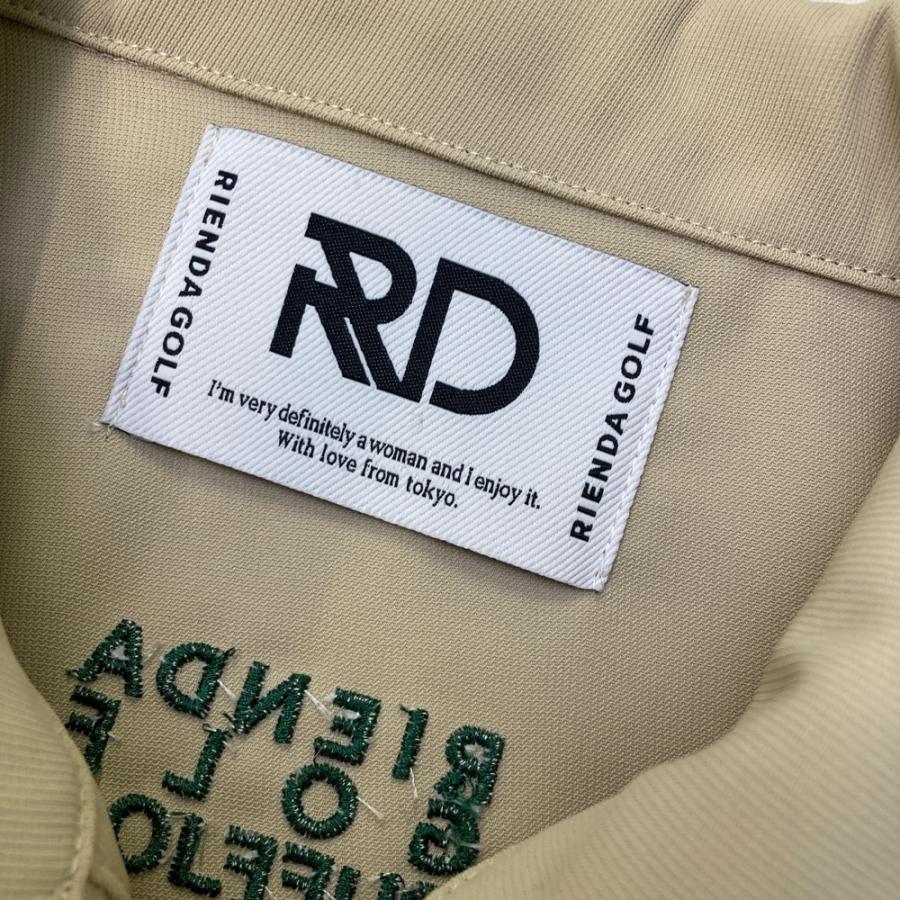 RUFFLOG ラフロッグ ×RIENDA GOLF 2025年モデル 半袖 ジップワンピース