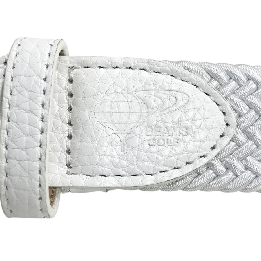 BEAMS GOLF ビームスゴルフ メッシュベルト ホワイト系 ゴルフ
