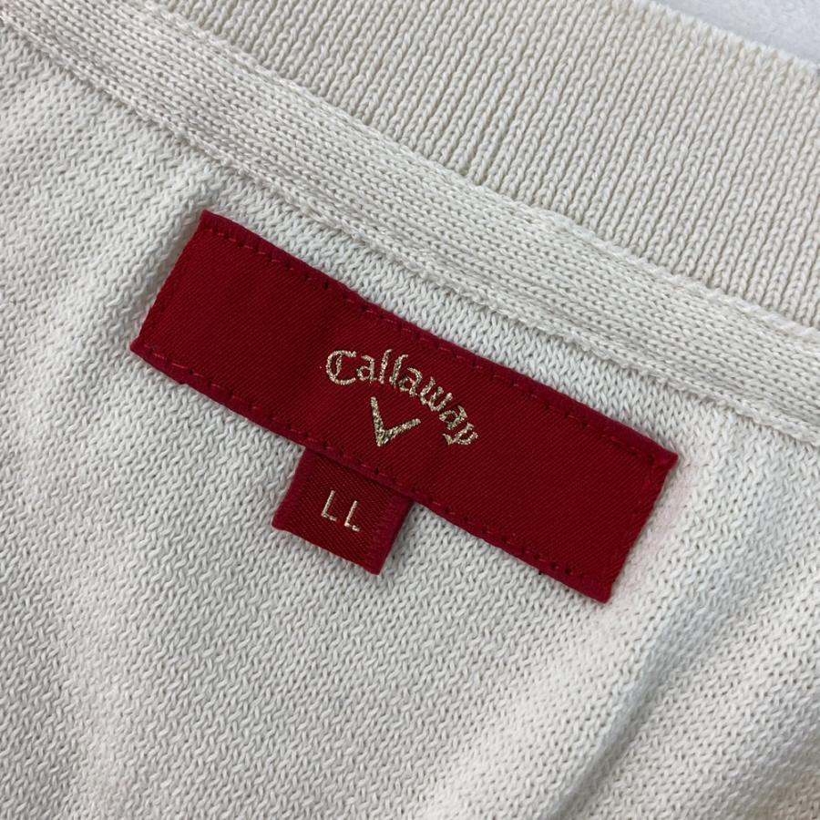 CALLAWAY キャロウェイ レッドレーベル ニットベスト ホワイト系 LL