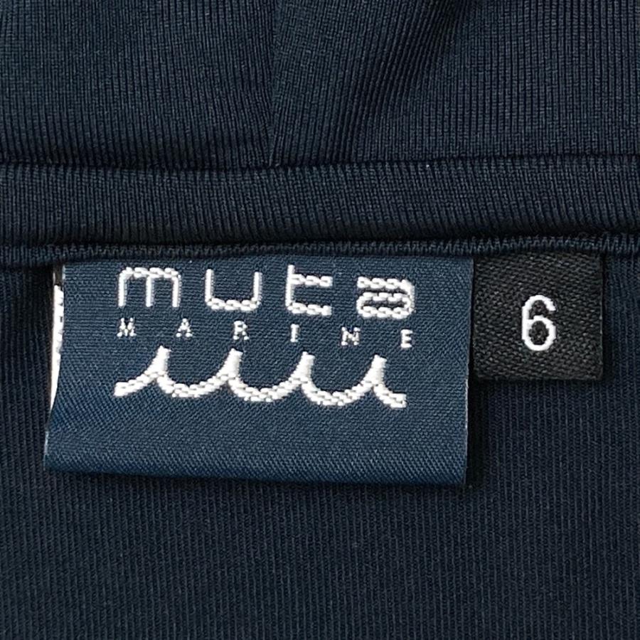 MUTA MARINE パーカー　ネイビー　サイズ6 新品 MUTA MARINE ムータマリン ジップパーカー ネイビー系 6 ゴルフウェア