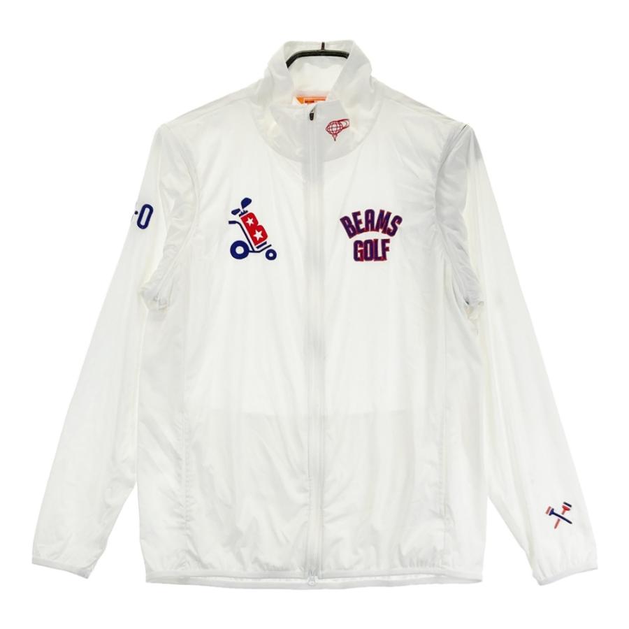 BEAMS GOLF ビームスゴルフ 2WAY ジップジャケット ホワイト系 L