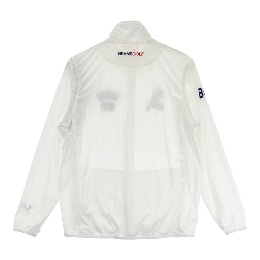 高級！BEAMS GOLF ビームスゴルフ　ジャケット白　L 日本製　2WAY 高級！BEAMS GOLF ビームスゴルフ ジャケット白 L 日本製 2WAY 高級