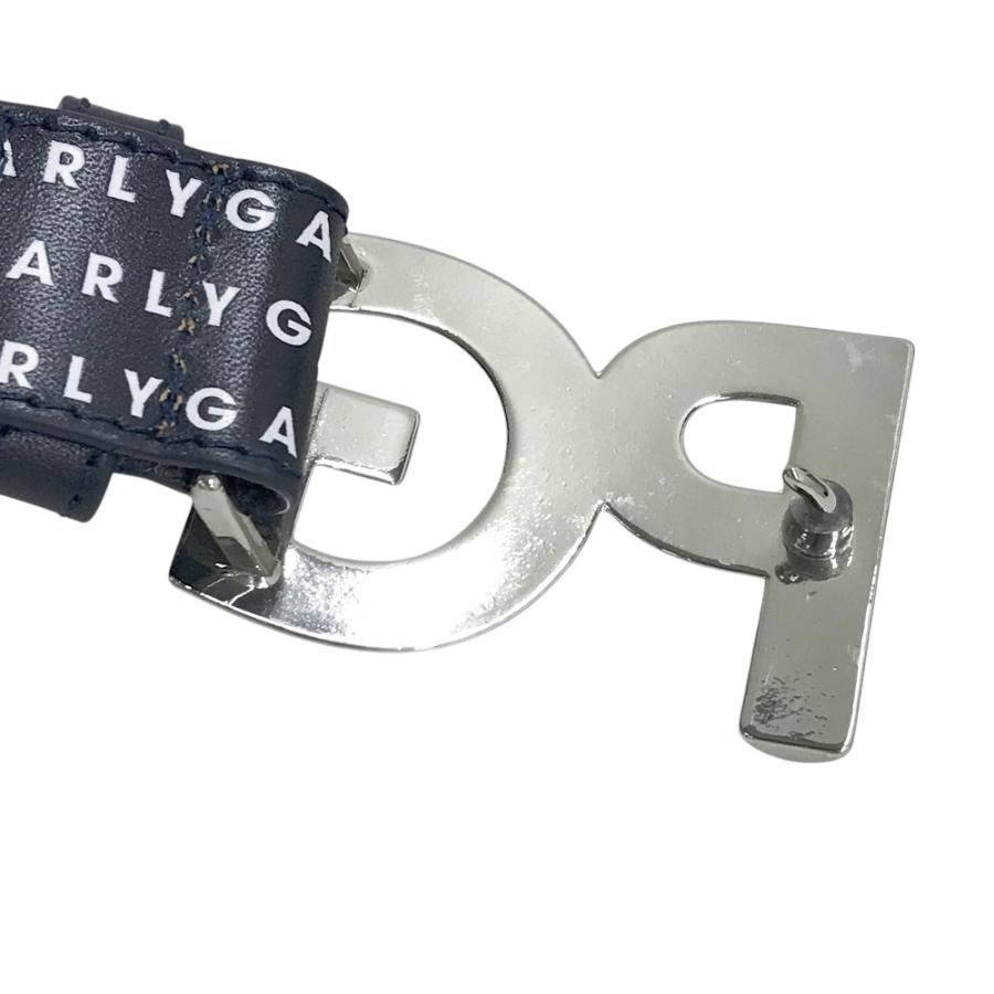 PEARLY GATES ネイビー ロゴベルト PEARLY GATES パーリーゲイツ ロゴ バックルベルト ロゴ総柄