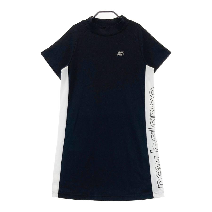 new balance ゴルフワンピース 半袖 黒/グレー NEW BALANCE GOLF ニューバランス 半袖ワンピース ブラック系 1 ゴルフ