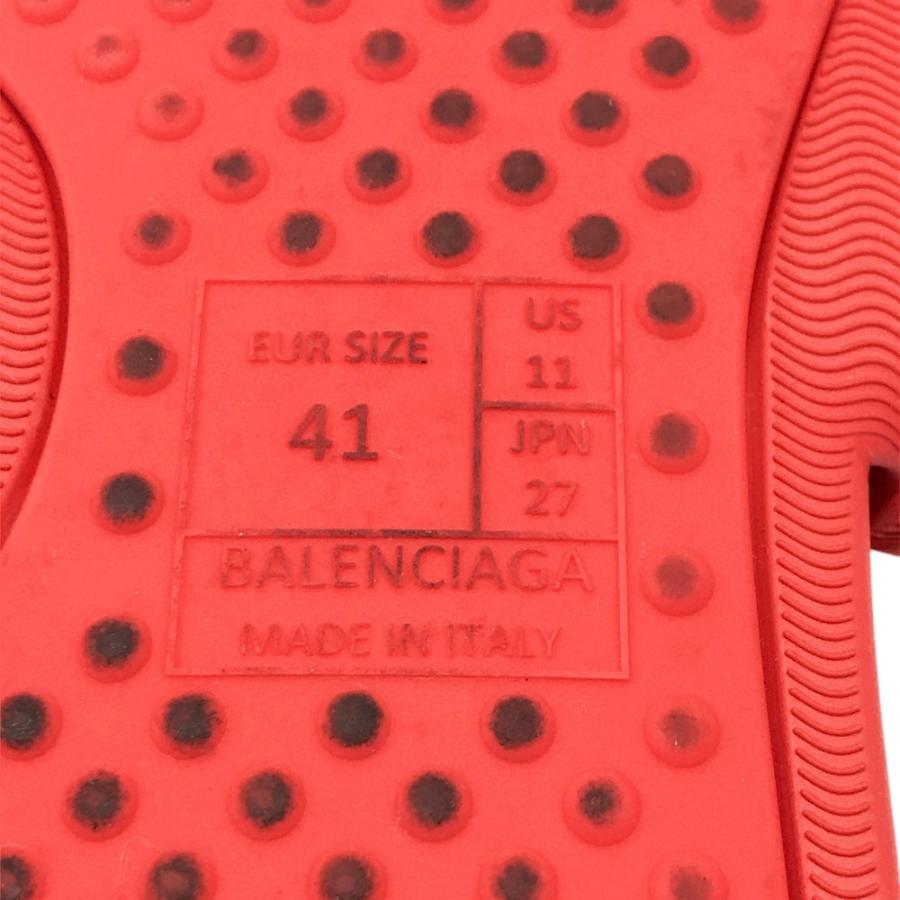 BALENCIAGA バレンシアガ サンダル ビーチサンダル 足袋 レッド系 27cm