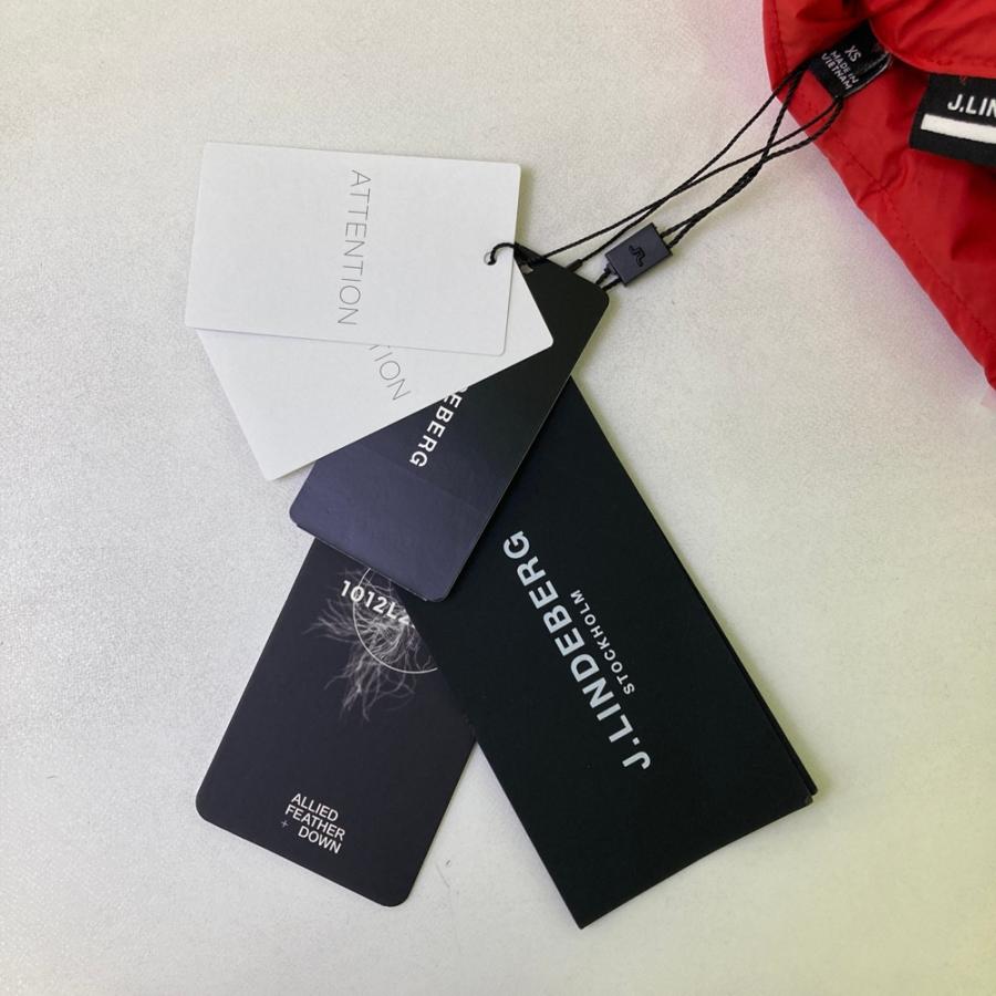 新品】J.LINDEBERG ジェイリンドバーグ 071-47071 ダウンベスト レッド