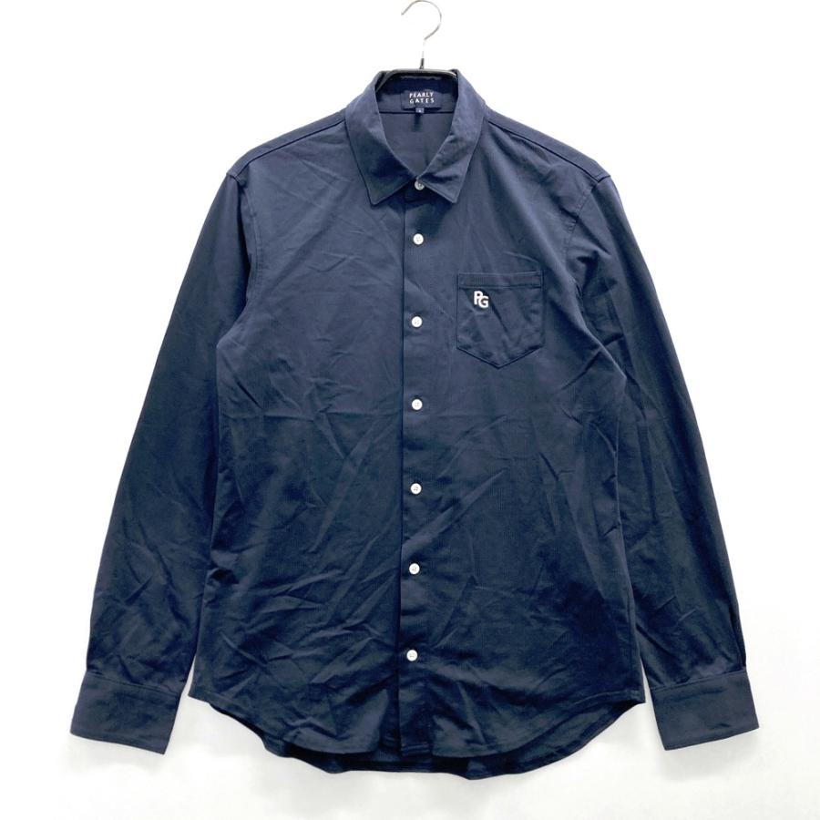 PEARLY GATES パーリーゲイツ 2024年モデル 長袖シャツ ストライプ柄