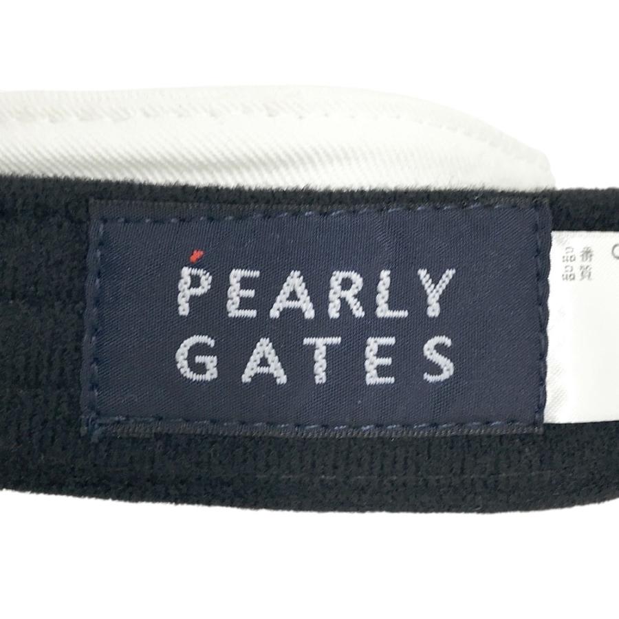 PEARLY GATES（パーリーゲイツ） サンバイザー レオパード柄 ブラウン