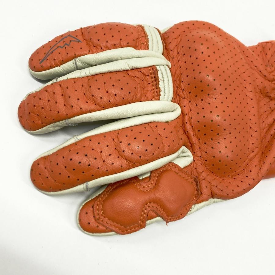 KUSHITANI クシタニ K-5342 レイヴンメッシュグローブ2 オレンジ系 L