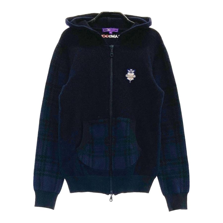 BEAMS GOLF ビームスゴルフ パーカー　ジップ　 裏地付き ゴルフウェア BEAMS GOLF ビームスゴルフ スウェット ジップパーカー ブルー系 S