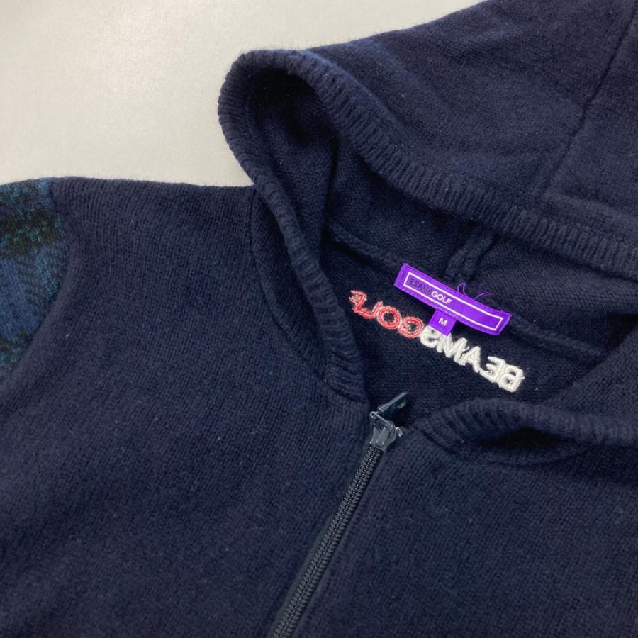 BEAMS GOLF（ビームス ゴルフ） ニットジップパーカー ウール混