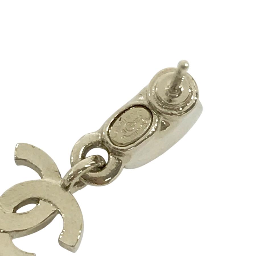 CHANEL シャネル C25B ピアス ココマーク ラインストーン ブラック系 