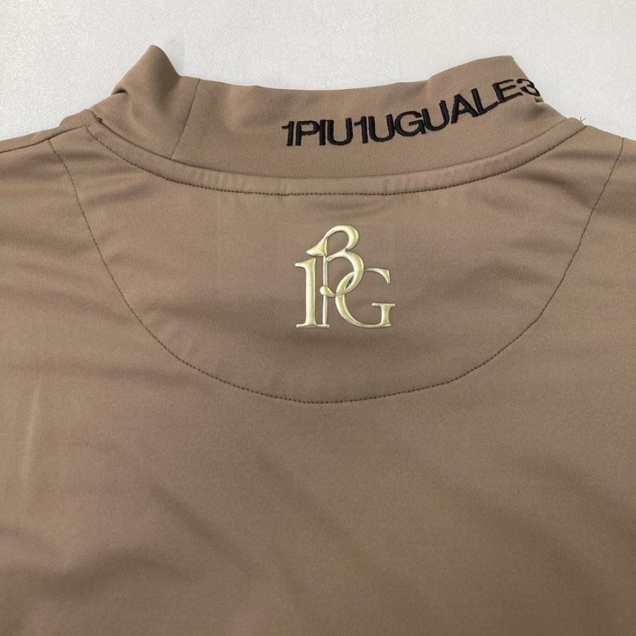 1PIU1UGUALE3 GOLF GRT050 ハイネック 半袖Tシャツ ブラウン系 6