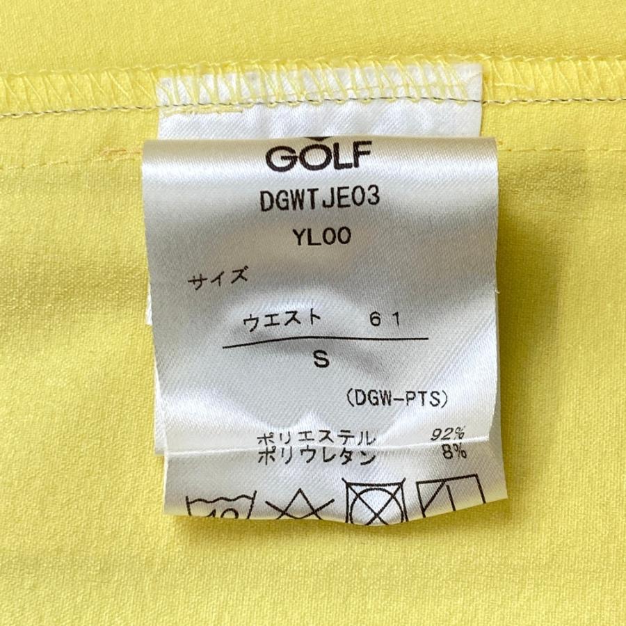DESCENTE GOLF デサントゴルフ ストレッチスカート イエロー系 S