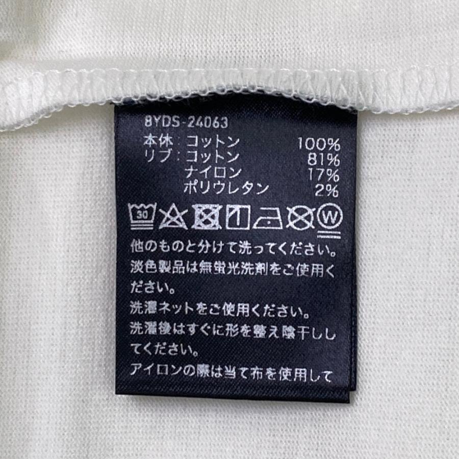 新品】8YARDS ハチヤーズ 2024年 8YDS-24063 半袖Tシャツ ホワイト系 M