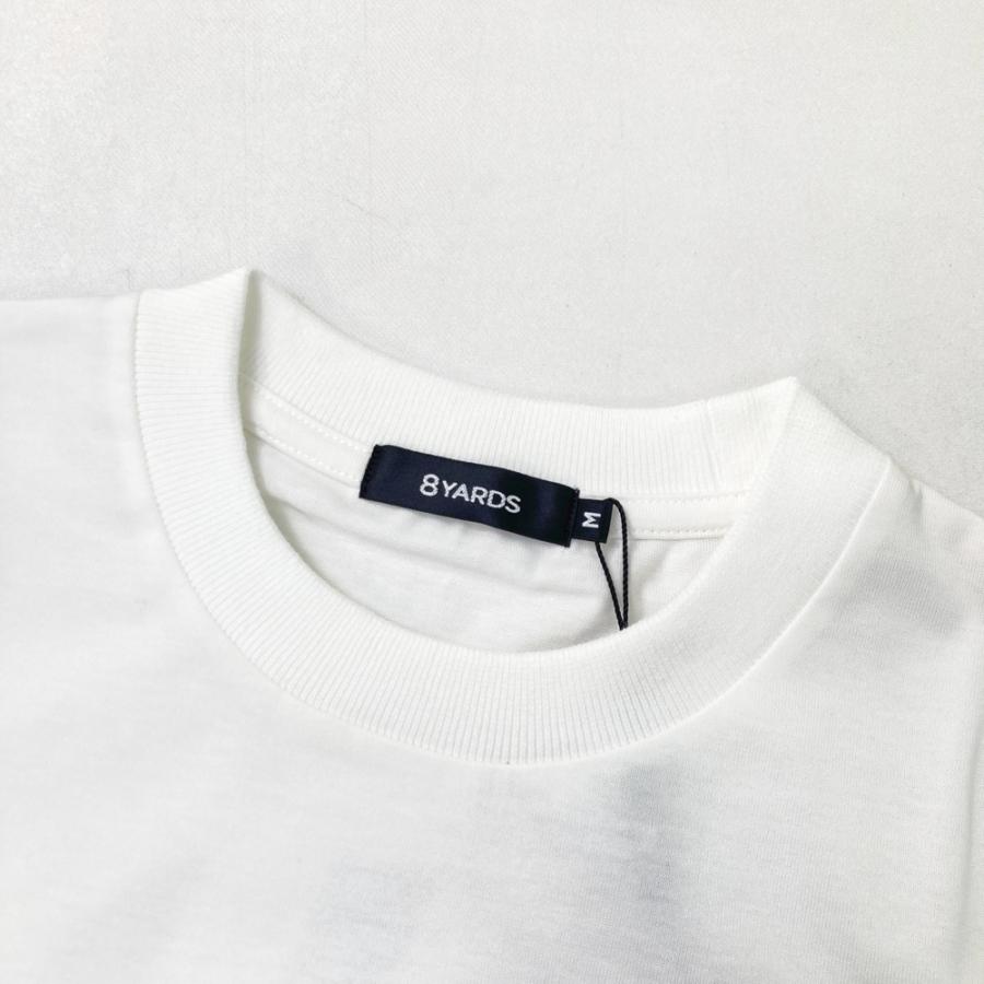 新品】8YARDS ハチヤーズ 2023年 8YDS-23020 半袖Tシャツ ホワイト系 M