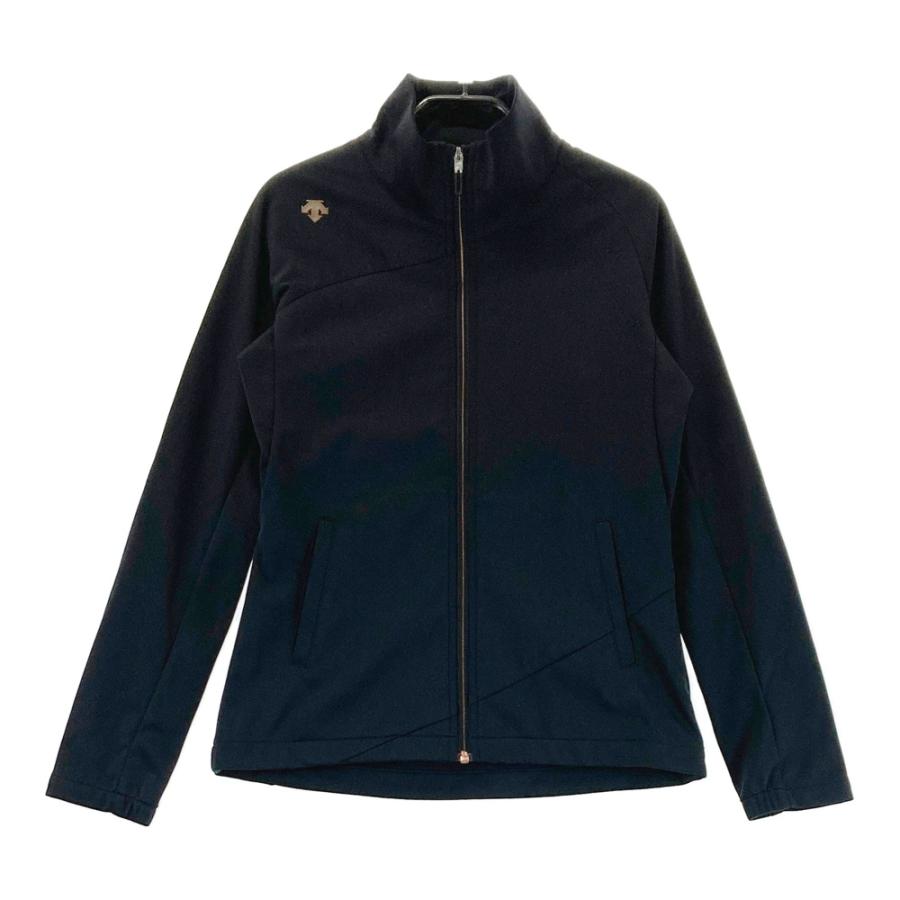 未使用品 DESCENTE デサントゴルフ ジャケット レディースM DESCENTE GOLF デサントゴルフ 長袖ジャケット ブラック系 M ゴルフ