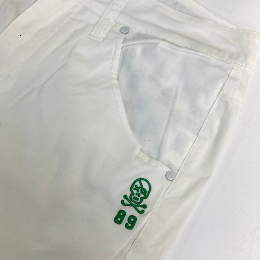 PEARLY GATES パーリーゲイツ ストレッチパンツ ホワイト系 0 ゴルフ