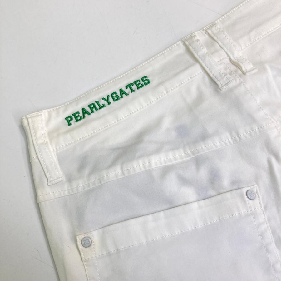 PEARLY GATES パーリーゲイツ ストレッチパンツ ホワイト系 0 ゴルフ