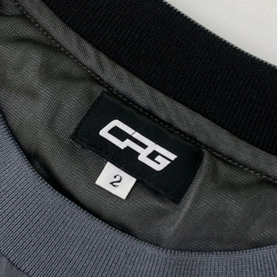 CPG GOLF シーピージーゴルフ 蓄熱 長袖ブルゾン 総柄 グレー系 2