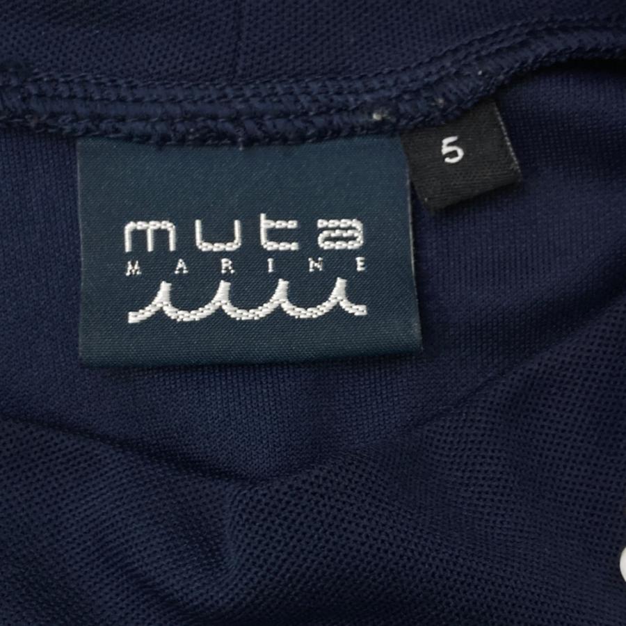 MUTA MARINE ムータマリン ハイネック 半袖Tシャツ ネイビー系 5