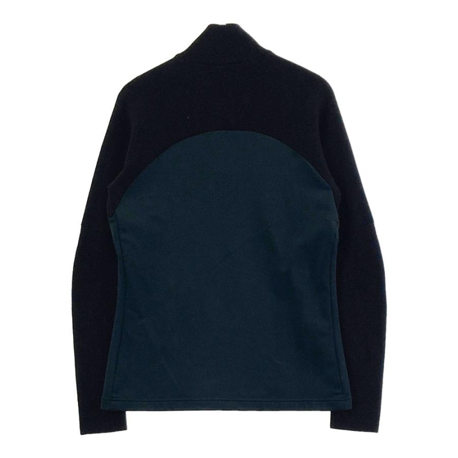 DESCENTE GOLF デサントゴルフ ニット切替 ハーフジップ 長袖Tシャツ