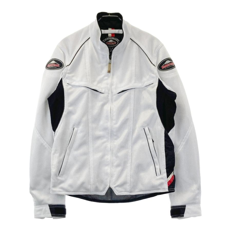 KUSHITANI フルメッシュジャケット サイズL K-2167 ホワイト クシタニ（KUSHITANI） K-2167 フルメッシュジャケット ホワイト系 L