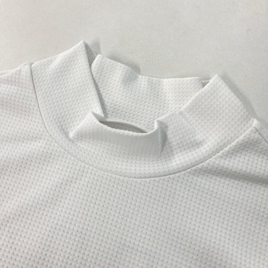 PEARLY GATES（パーリーゲイツ） モックネック半袖Tシャツ ホワイト系