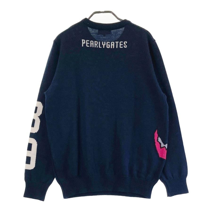 PEARLY GATES パーリーゲイツ ニットセーター ネイビー系 4 ゴルフ