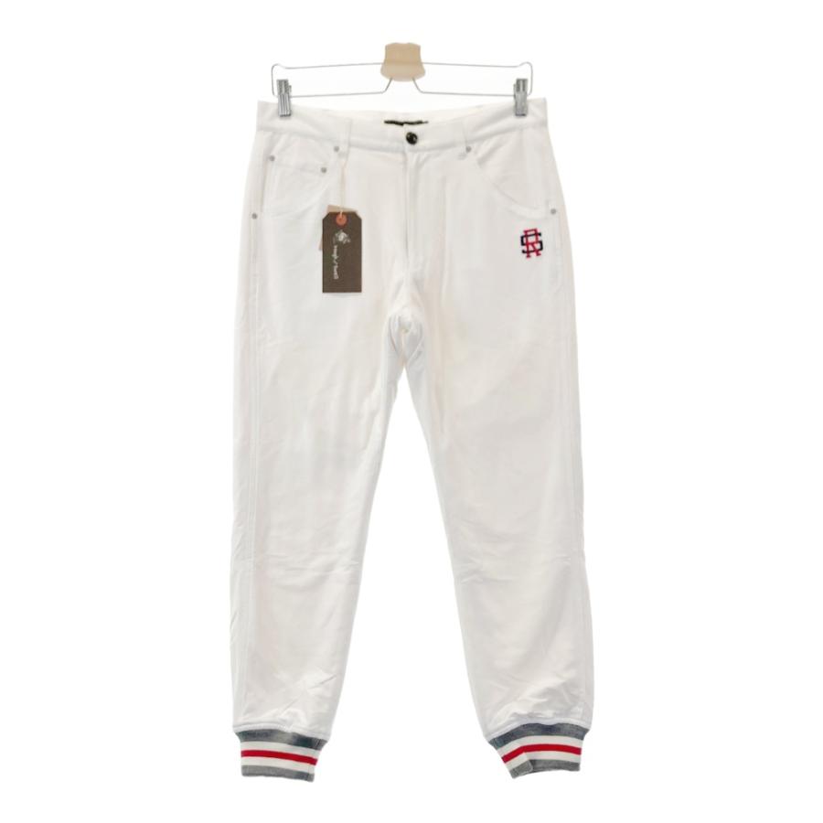 ROUGH & SWELL ラフ&スウェル ロングパンツ S ホワイト 新品】ROUGH&SWELL ラフアンドスウェル ロングパンツ 裏フリース