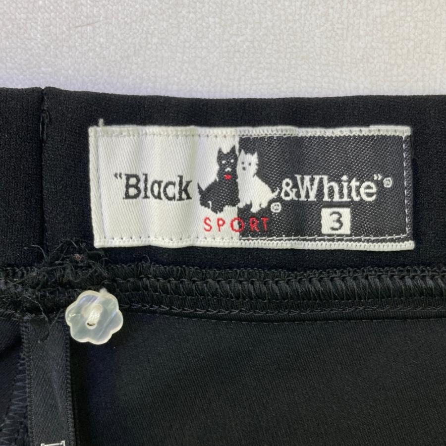 BLACK&WHITE ブラックアンドホワイト ストレッチスカート ブラック系 3