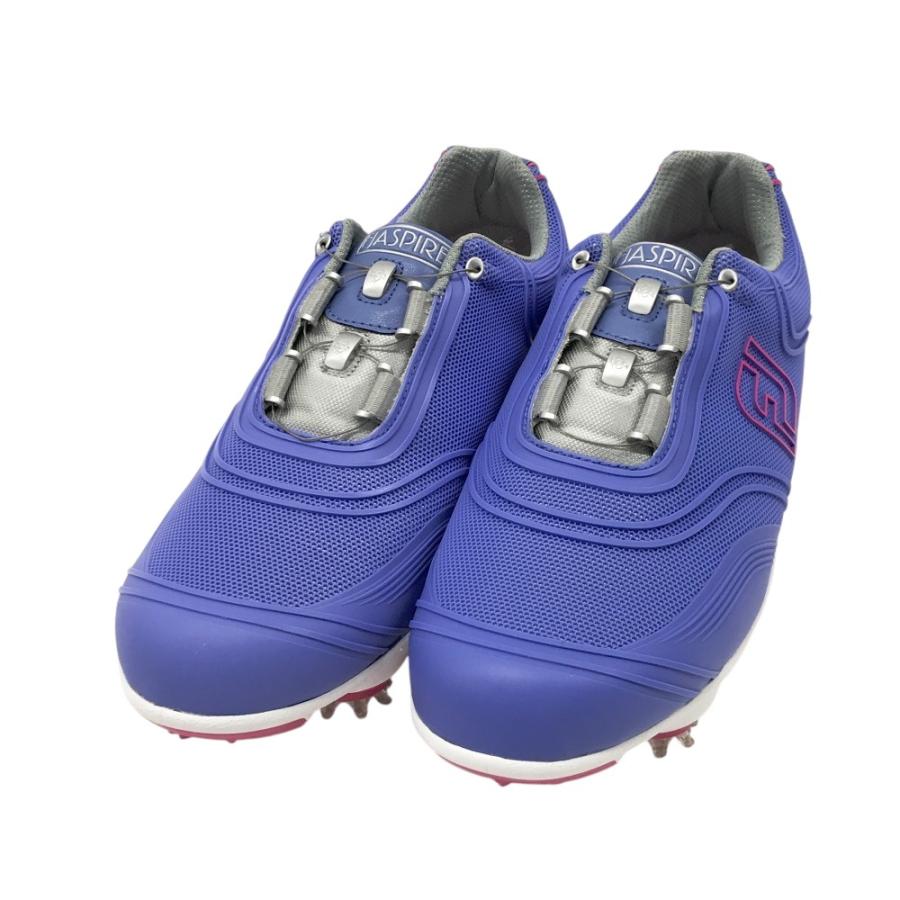 FOOT JOY フットジョイ 98869J ASPIRE BOA ゴルフシューズ  ブルー系 25cm [240101549333] ゴルフウェア レディース ストスト 美品】FOOT JOY フットジョイ 98869J ASPIRE BOA ゴルフシューズ