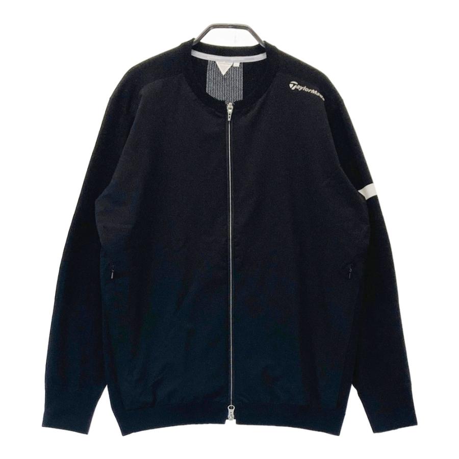 TaylorMade ブラック ニットジャケット　Mサイズ　新品 TaylorMade ブラック ニットジャケット Mサイズ 新品 【公式通販】