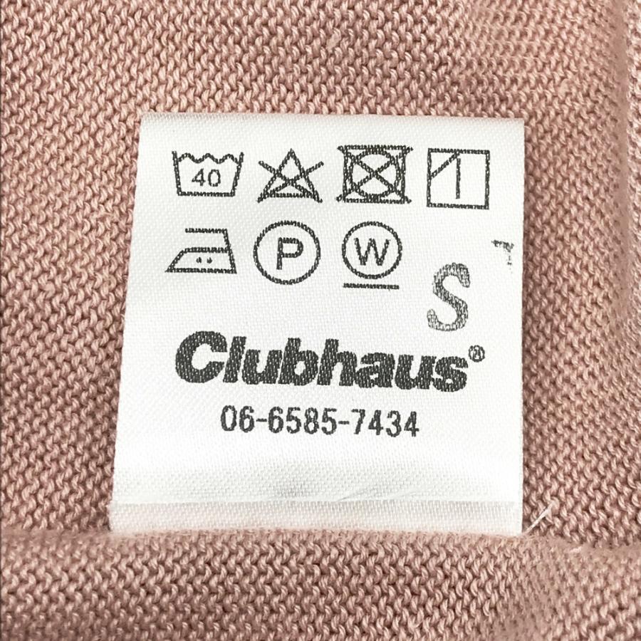 CLUBHAUS クラブハウス GOOD POSTURE 半袖 ニットポロシャツ ピンク系