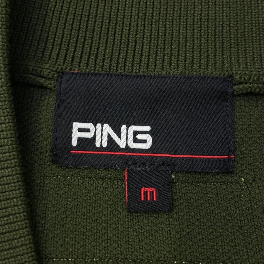 PING ピン ニットジャケット グリーン系 M ゴルフウェア レディース