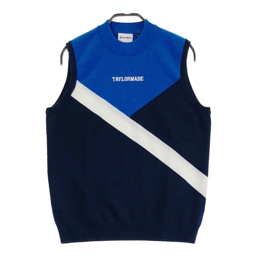 TAYLOR MADE テーラーメイド ニットベスト ネイビー系 L ゴルフウェア