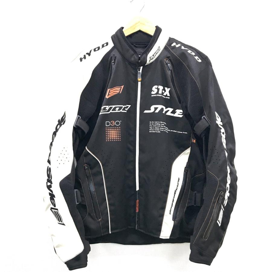 HYOD ヒョウドウ メッシュジャケット Lサイズ D3O SPEEDSTYLE ☆HYOD ヒョウドウ D3O レザー切り替え メッシュジャケット ブラック/L