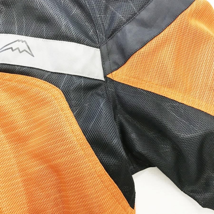 KUSHITANI クシタニ K-2369 フルメッシュパーカージャケット オレンジ