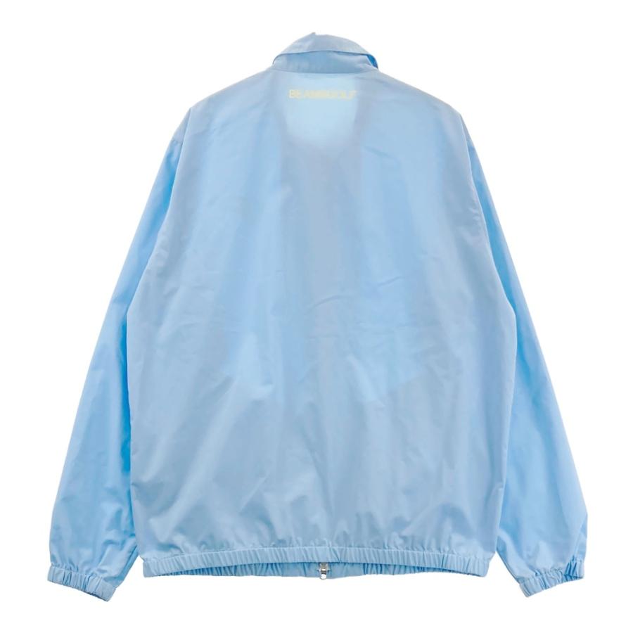 BEAMS GOLF ビームスゴルフ 襟付 ジップジャケット ブルー系 L ゴルフ