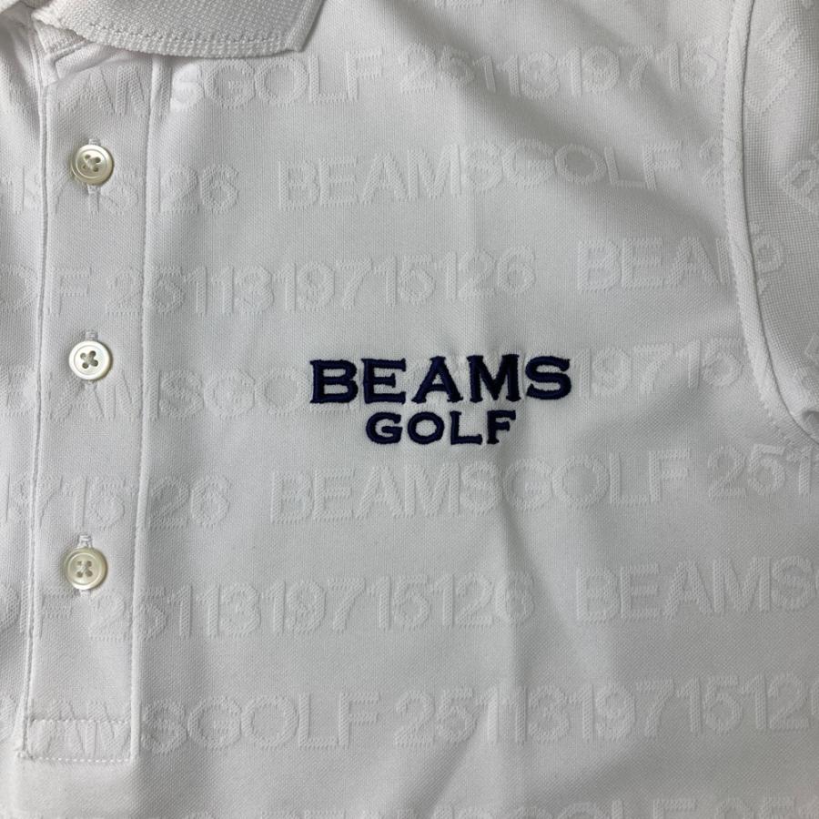 BEAMS GOLF ビームスゴルフ  半袖ポロシャツ  ホワイト系 L ゴルフウェア メンズ_2