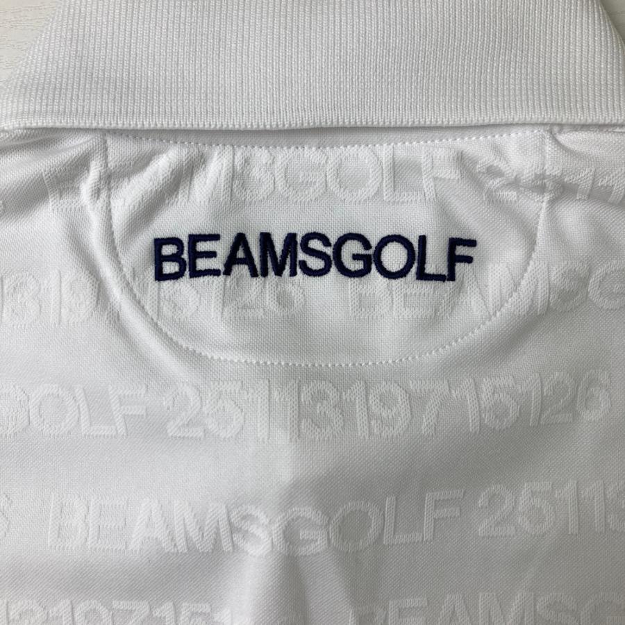 BEAMS GOLF ビームスゴルフ  半袖ポロシャツ  ホワイト系 L ゴルフウェア メンズ_3