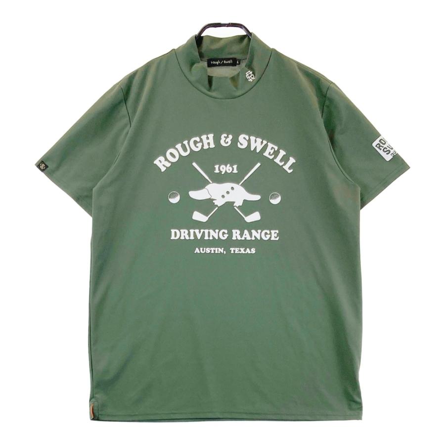 ラフアンドスウェル モックネック半袖 L rough&swell ラフアンド