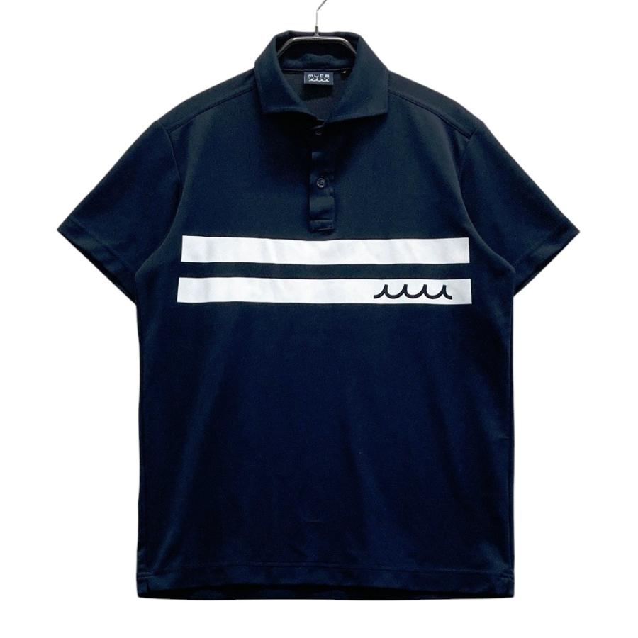 muta ムータマリン ゴルフウェア ポロシャツ ネイビー サイズ4 MUTA MARINE ムータマリン 半袖ポロシャツ ネイビー系 4 ゴルフウェア