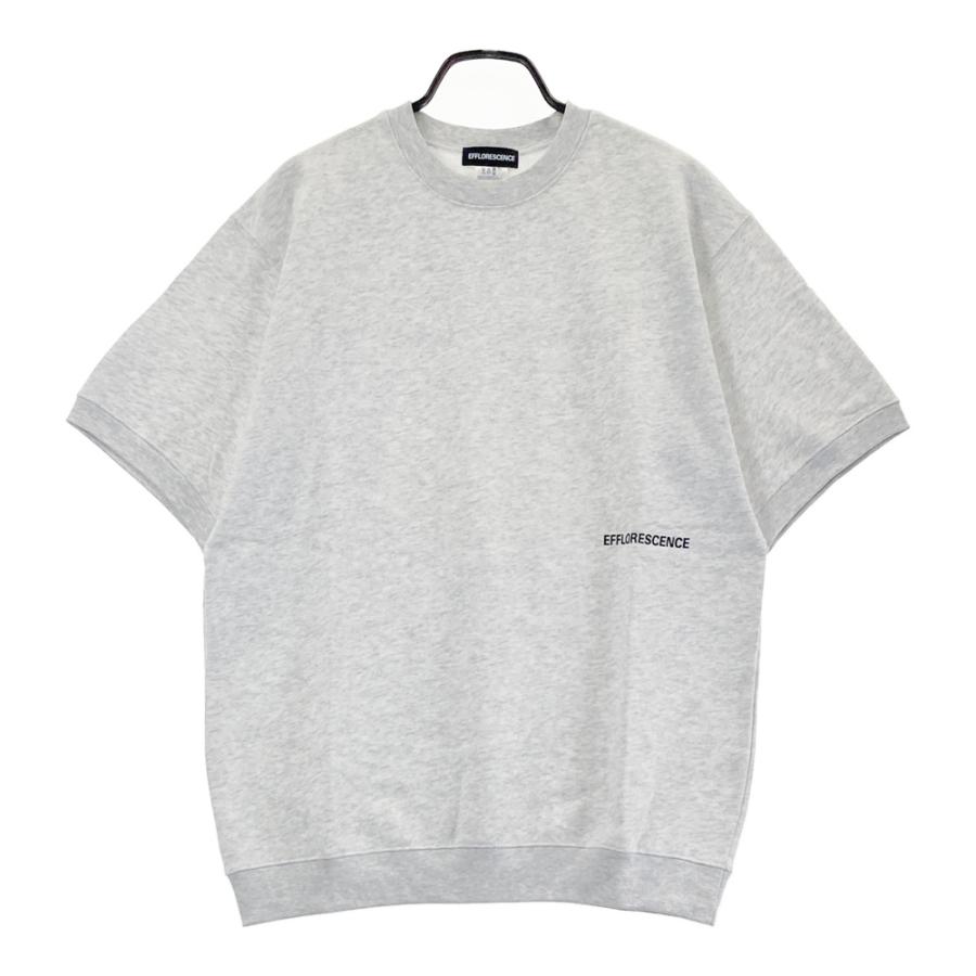 EFFLORESCENCE エフロレッセンス　半袖　スウェット EFFLORESCENCE エフロレッセンス 半袖スウェットシャツ グレー系 L
