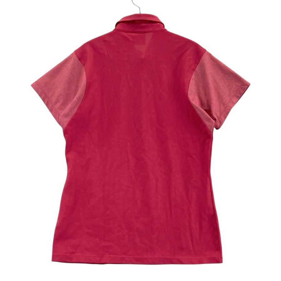 DESCENTE レディース ゴルフシャツ ピンク Lサイズ DESCENTE GOLF デサントゴルフ 半袖ポロシャツ ピンク系 L ゴルフ